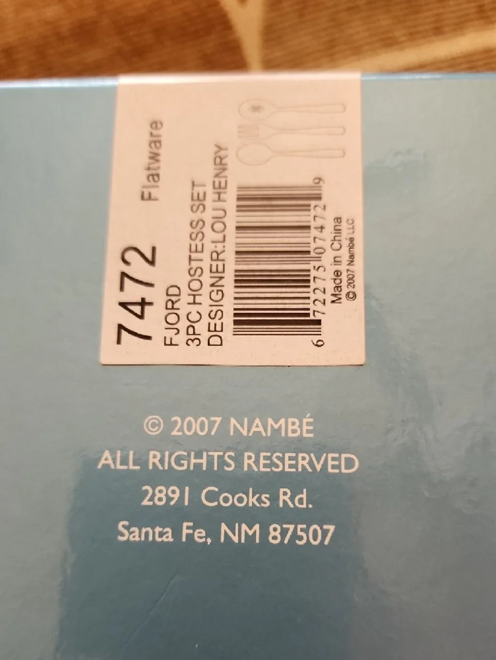 NEW Nambe Designed by Louis Henry 3 Piece Hostess Flatwear Gift Box